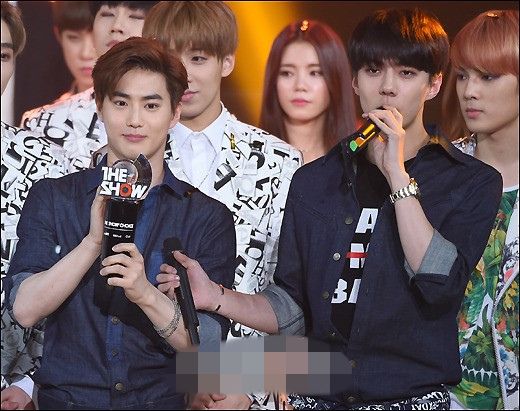 EXO世勋suho帅气夺冠 EXID扭臀舞性感逼人-