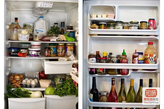 普通冰箱——少量短期存放的权宜之计    冰箱对于保存葡萄酒而言