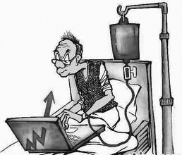 女股民天天盯大盘看电脑屏幕差点 失明 -股民|炒