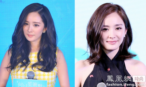 <em>杨幂</em>长发变<em>Lob发型</em>减龄5岁你也来试试吧!-<em>杨幂</em>