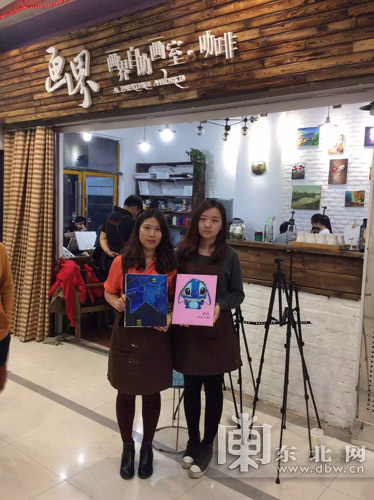 龙江创客系列报道之五 自助油画绘出斑斓人生
