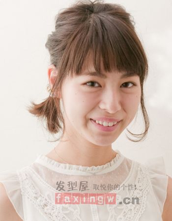 <em>圆脸短发怎么扎</em> 清爽自然最养眼-<em>圆脸,短发</em>,扎