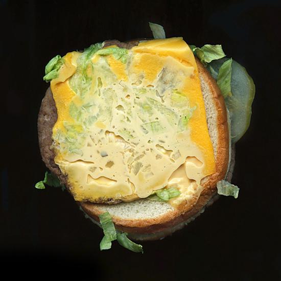 摄影师用镜头拆解洋快餐:吃一个汉堡你会长多