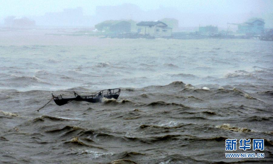 台风苏迪罗在福建莆田市秀屿沿海登陆-台风