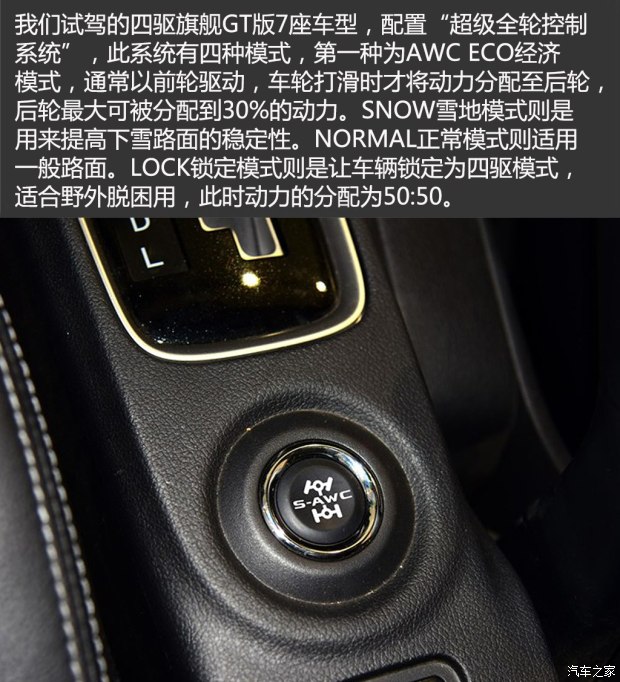 四驱系统有进步 测试2016欧蓝德2.4l