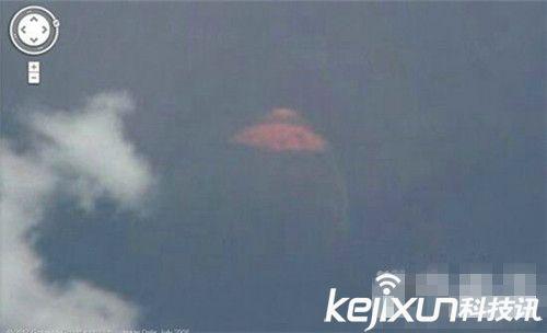 ufo出现越发频繁 谷歌地图惊现红色飞碟