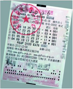  男子中奖彩票被调  天降横财成过眼云烟--东北网