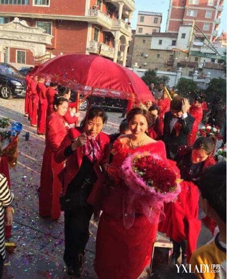 【图】莆田 新娘聘金600万  娘家陪嫁一个亿和一