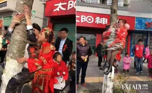【图】 结婚公婆被挂树上  盘点丑陋的婚礼习俗