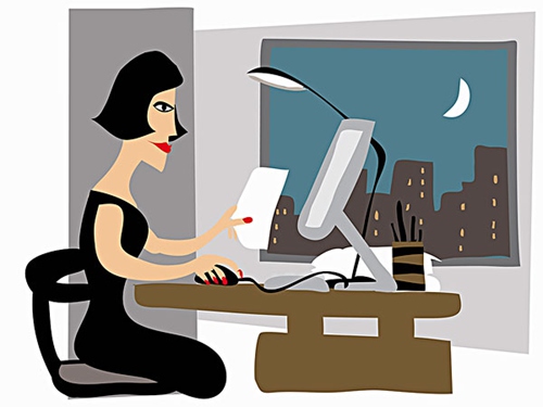  不满加班将妻锁家 里 丈夫蹲门口生闷气(图)妻子