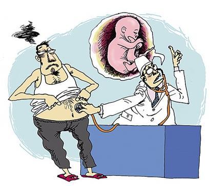  男子体检查出怀孕  54岁男要突破生理极限?-男