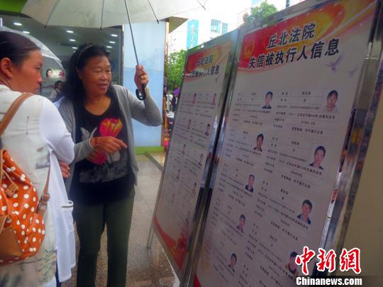 云南丘北法院公布首批失信被执行人名单-法院