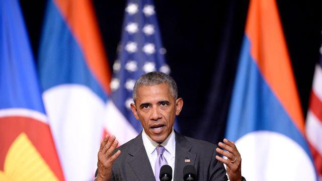 美国总统奥巴马访问老挝 计划追加援款清除炸弹