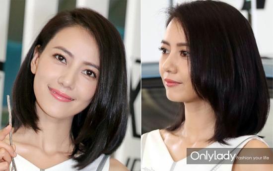 显脸小!高圆圆刘诗诗"侧颜露耳朵"发型美哭了