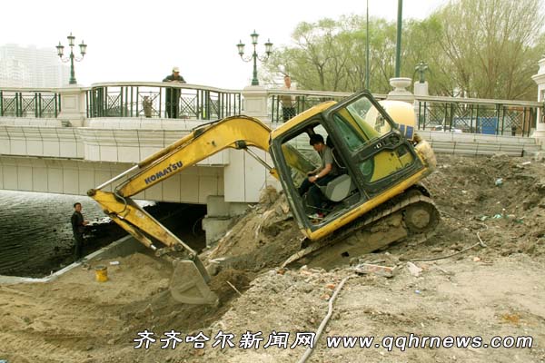 安建桥过湖供水管线改造工程有序推进-齐齐哈