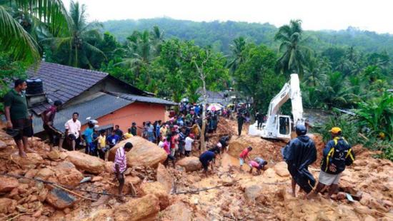 斯里兰卡暴雨泥石流已造成至少91人死 百余人失踪