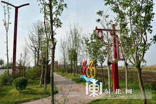 绥化绥棱县自行车慢道环绕全城  市民可租用300台自行车骑行