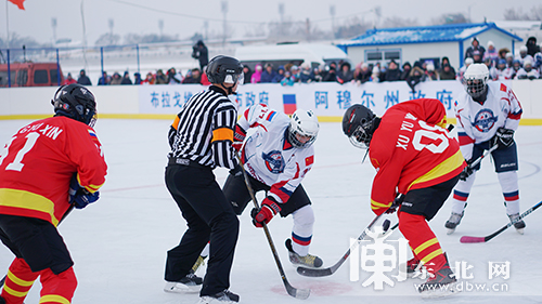 2018中俄界江黑龙江(阿穆尔河)国际冰球友谊赛