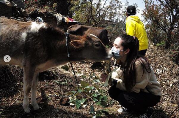 甜蜜!向佐郭碧婷同游尼泊尔 穿情侣装牵手