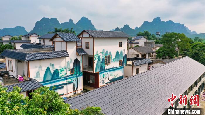 图为崇左市江州区新和镇卜花村乡村风貌建设成效.广西住建厅供图