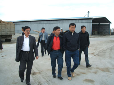 市委书记孙永成陪同客商考察我市项目和口岸建设