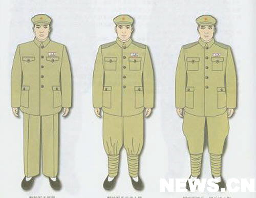 1949年解放军军服图片