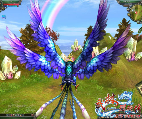 群侠传ol》威武公测,巨型多人骑宠——雷鸣巨龙和雷电凤凰灿烂开放!