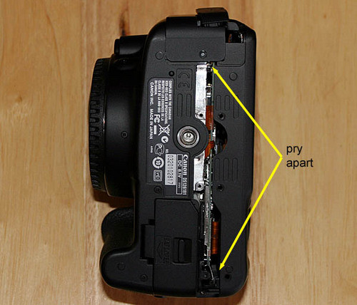 千万别效仿后果很严重佳能450d真机拆解
