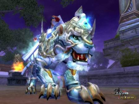 银甲战神《诛仙》怒虎坐骑耀世登场