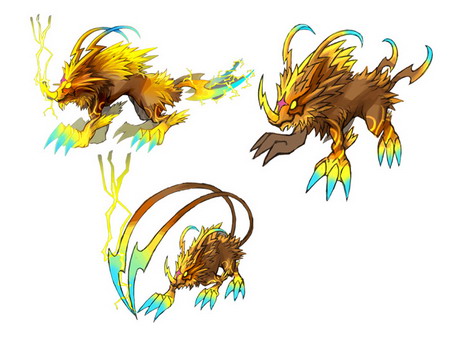 网游新闻 正文雷霆兽,听这个名字就知道是一只很酷的宠物,《英雄岛》