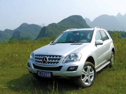 奔驰越野试驾奔驰ml350