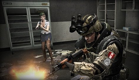 制服枪花惊艳战地之王女性角色