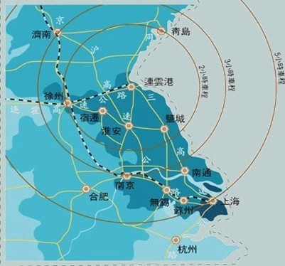 连云港中国地图位置图片