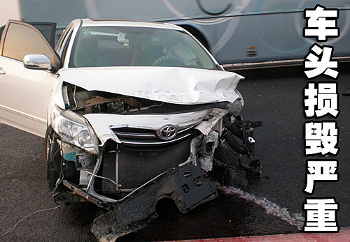 卡罗拉真实车祸图片图片