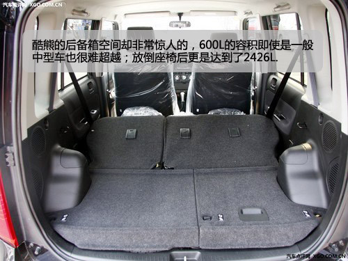说到大空间的小型车,首先想到的便是长城酷熊了,我们暂且先忽略它的