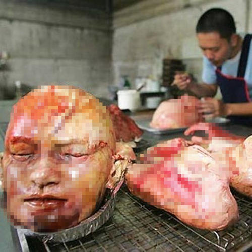 汗毛倒竖!尼日利亚餐馆售人肉人头被查封(图)