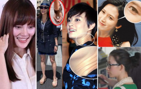 女神也怕抓拍照：孙俪脖子五道杠 林志玲唐嫣露笑纹