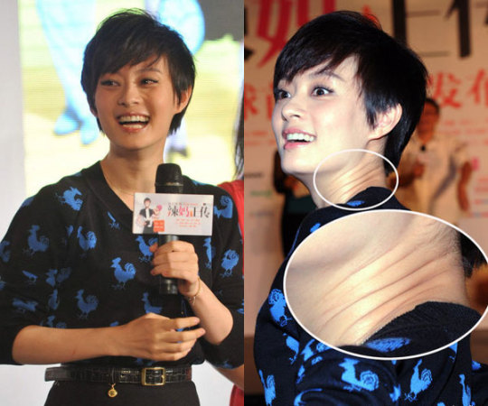 女神也怕抓拍照：孙俪脖子五道杠 林志玲唐嫣露笑纹