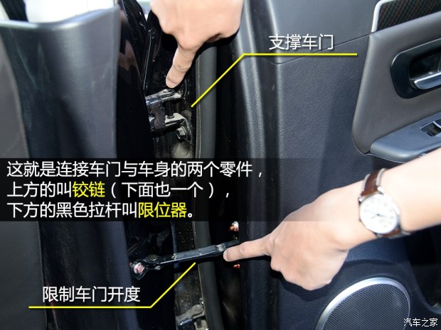 汽车实用手册 谈车门铰链/限位器