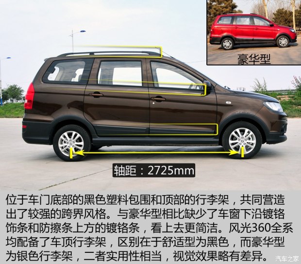 家用足以 实拍东风小康风光360舒适型