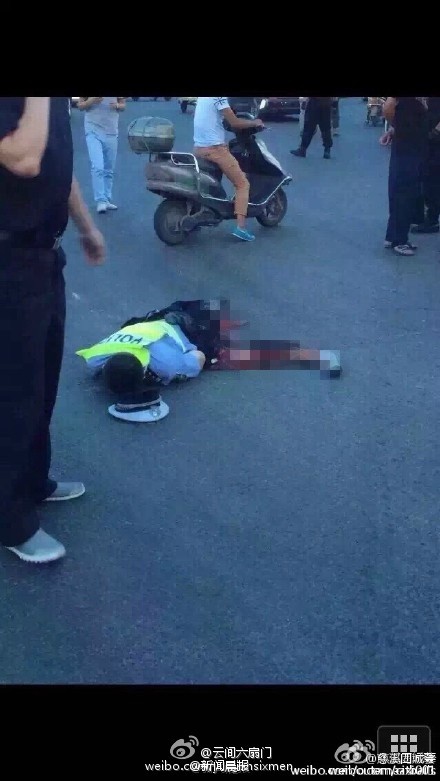 浙江一交警在执勤被工程车碾压致死司机已被控制