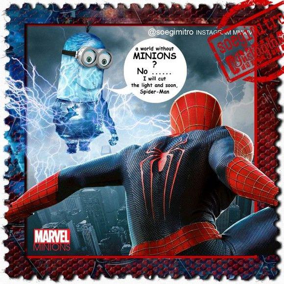 这个世界都被他玩坏了 小黄人cos电影明星