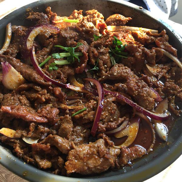 值得打车去吃的农大烤盘