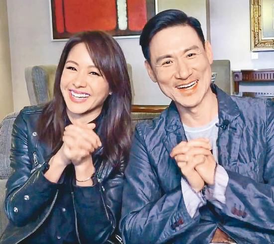 林嘉欣与张学友再合体 拍贺年片段拜早年