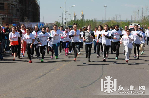 牡丹江市举办五四青年节火炬接力赛