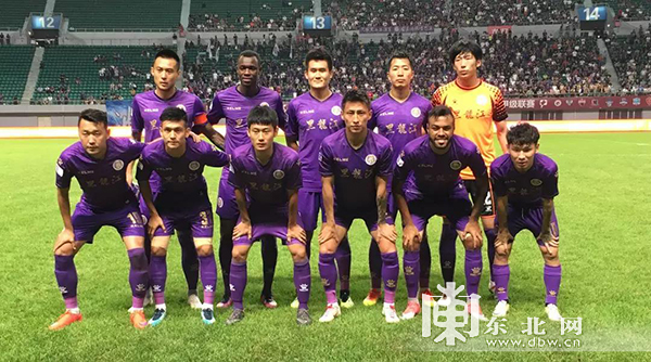 中甲联赛黑龙江FC主场迎战浙江绿城 1:2