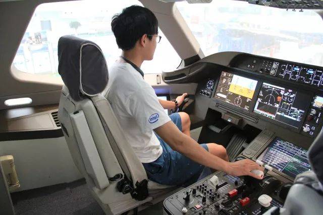 高空惊魂孩子夺飞机操纵杆