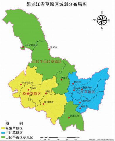 黑龙江农垦地图图片