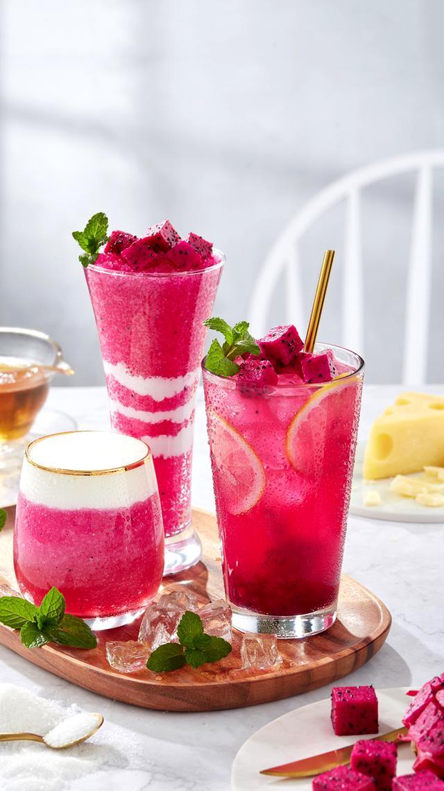 必胜客红心火龙果系列特饮