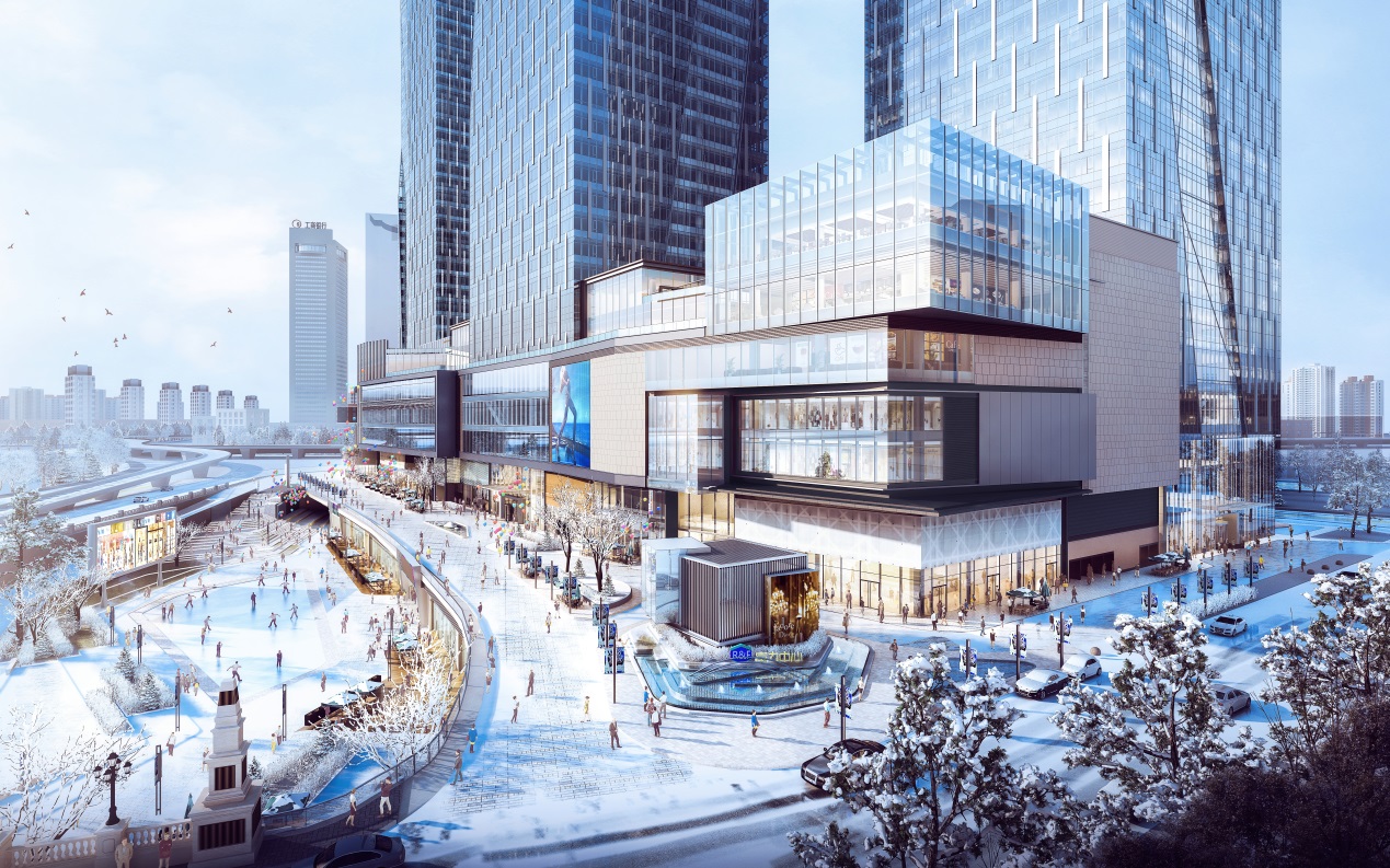 东北网 房产频道 龙江动态(上图为富力广场效果图)   富力哈尔滨公司